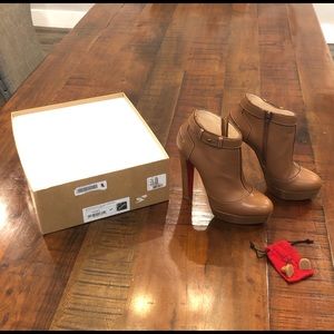 Christian Louboutin Brown Booties size 41